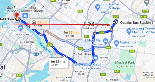 13a Bus Route