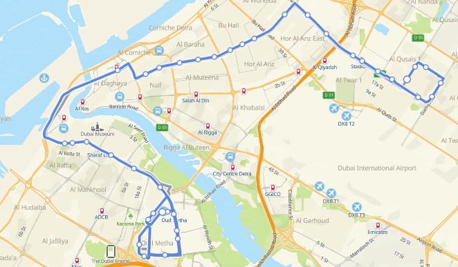 C18 Bus Route