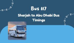 Sharjah to Abu Dhabi Bus Timings