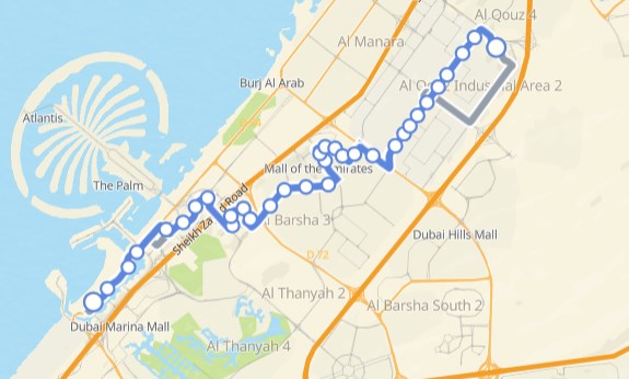 84 Bus Route