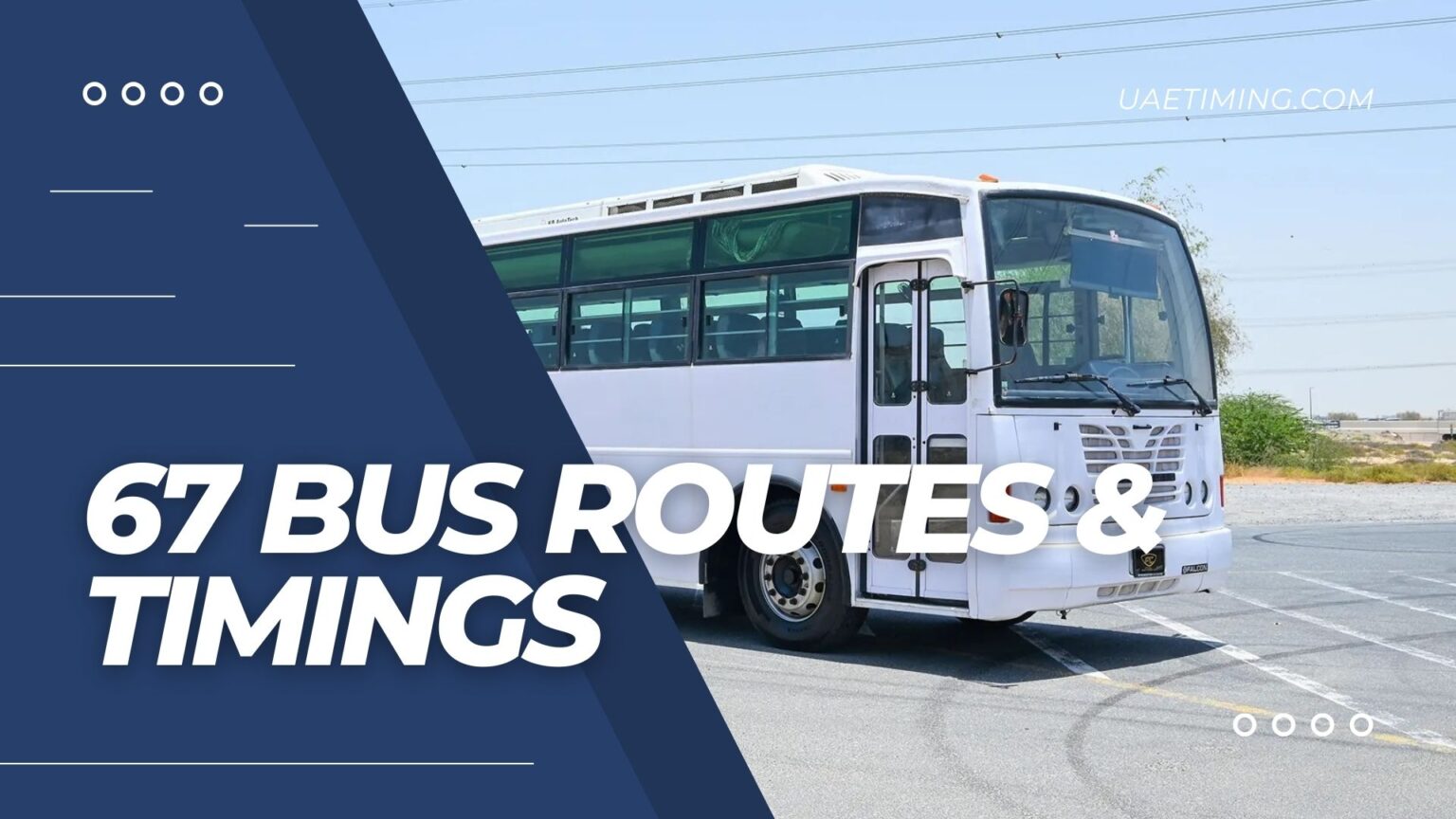 67 Bus Timings – Al Reem Shams to Marina Mall