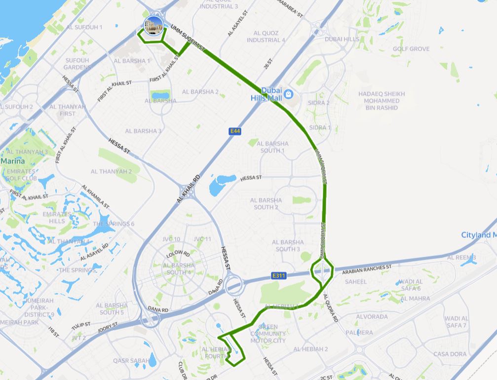 F37 Bus Route