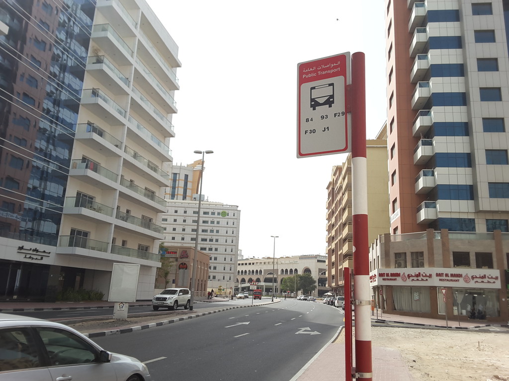 Al Barsha A 1 Bus Stop in Dubai