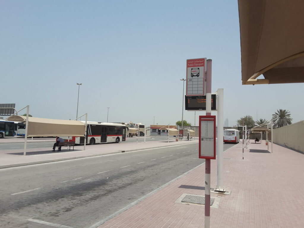 Al Quoz Bus Station A1 Bus Stop in Dubai