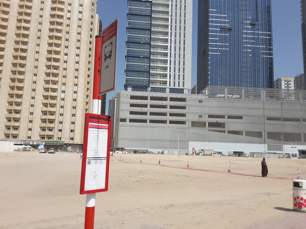 Al Qusais Industrial Area 3 Terminus Bus Stop in Dubai