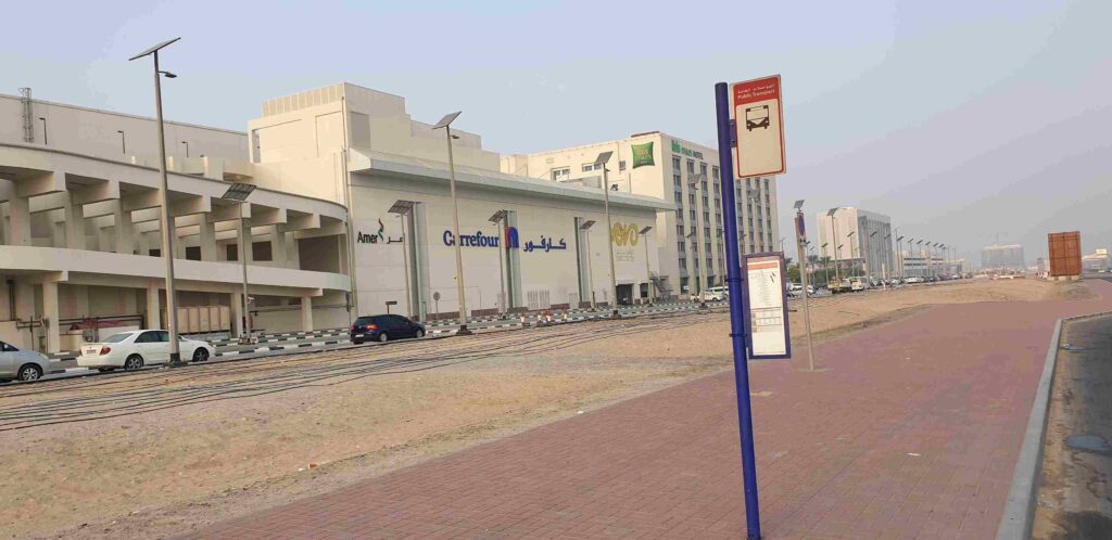 Al Warsan 1 Eppco 1 Bus Stop in Dubai