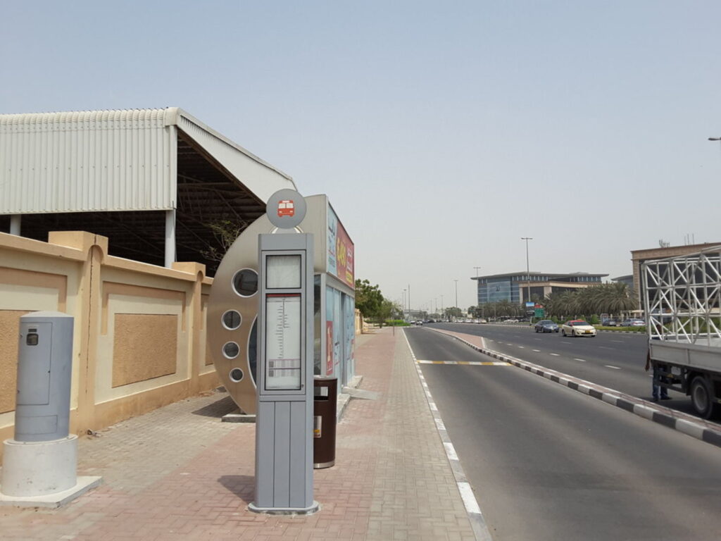 Awir Bus Stop in Dubai Boys School 2