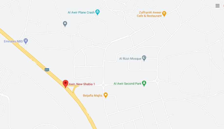 Awir New Shabia 1 Bus Stop in Dubai Maps