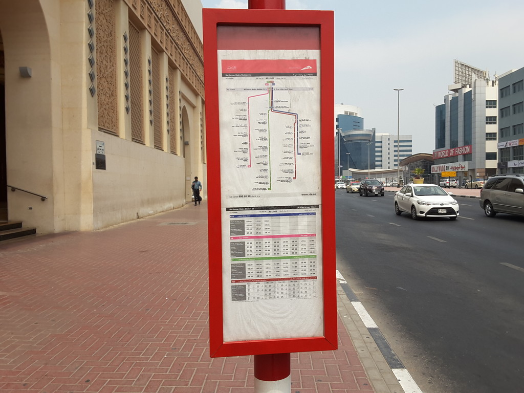 Burjuman Metro Bus Stop C1 Bus Stop in Dubai