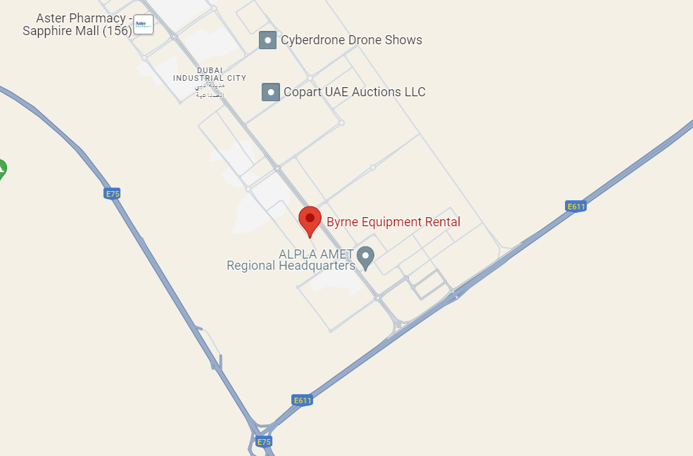 Byrne Equipment Rental LLC Bus Stop in Dubai Maps