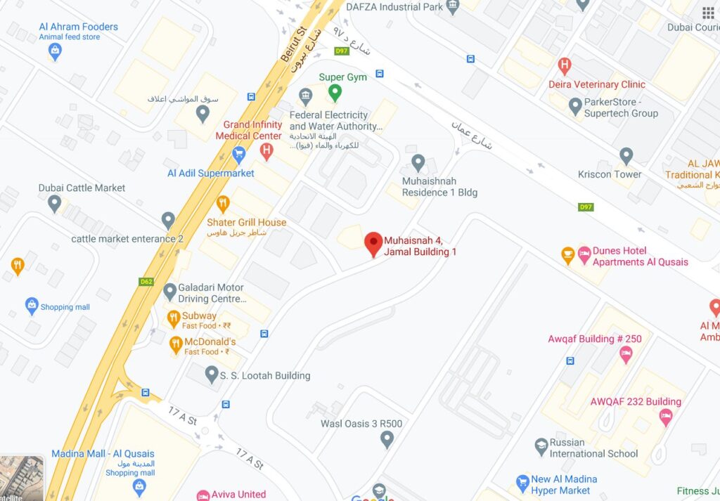 Muhaisnah 4 Jamal Building Bus Stop in Dubai Maps