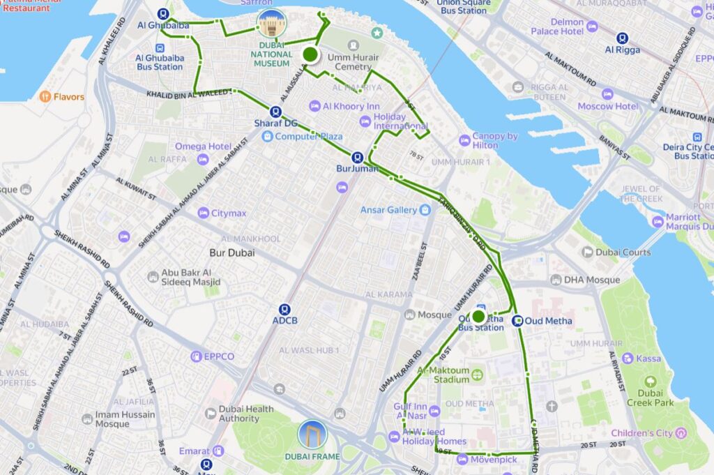 F70 Bus Timings – Oud Metha Bus Station to Fahidi Roundabout and Return 6 Bus F70 Route