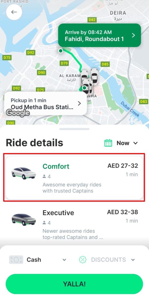 F70 Bus Timings – Oud Metha Bus Station to Fahidi Roundabout and Return 10 F70