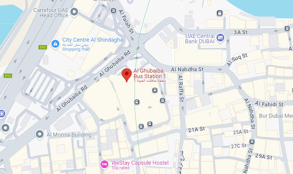 Al Ghubaiba Bus Station Maps