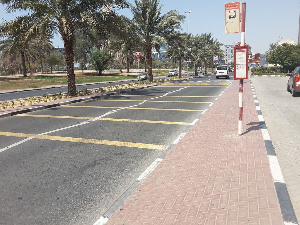 Al Thuraya Tower Bus Stop in Dubai