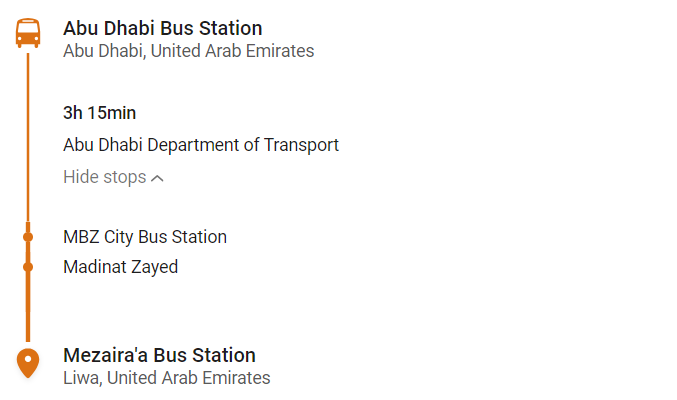 Abu Dhabi to Liwa Bus Timings Breakdown 2 abu dhabi to liwa journey overview