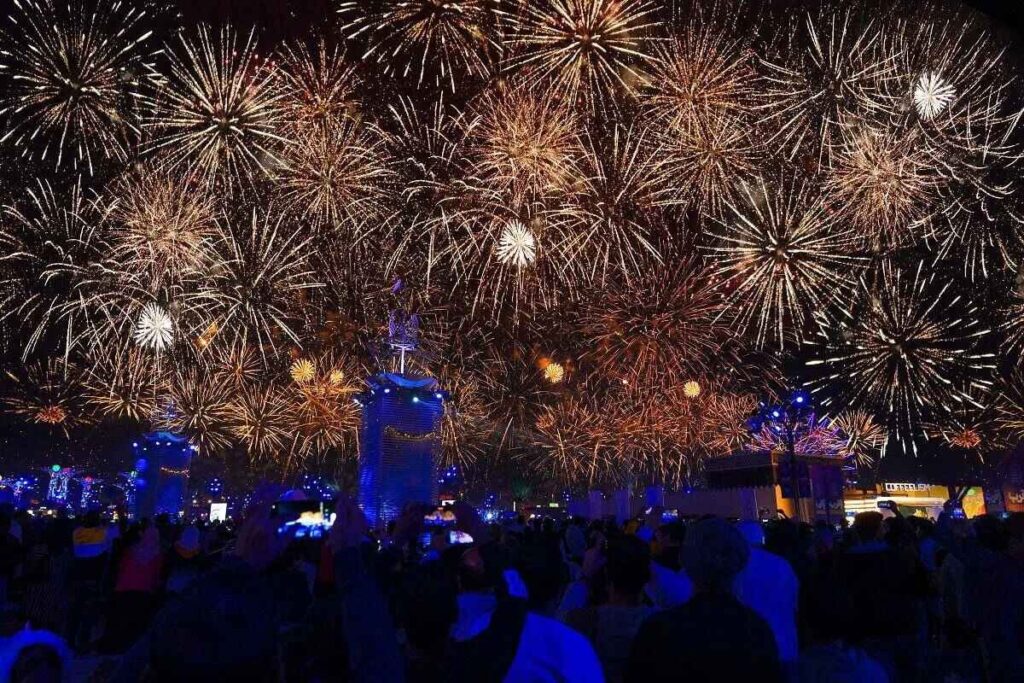 Abu Dhabi Fireworks Show 2