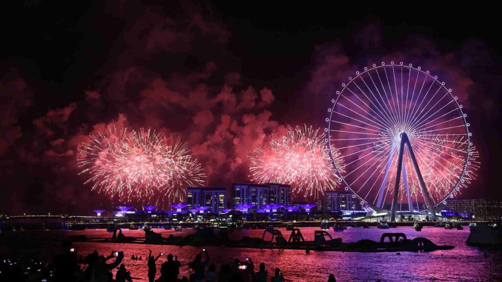 Uae National Day fireworks