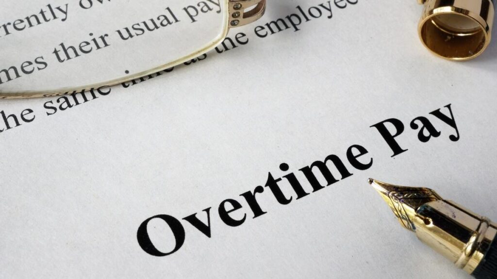 Overtime Pay Concept Written On A Paper.