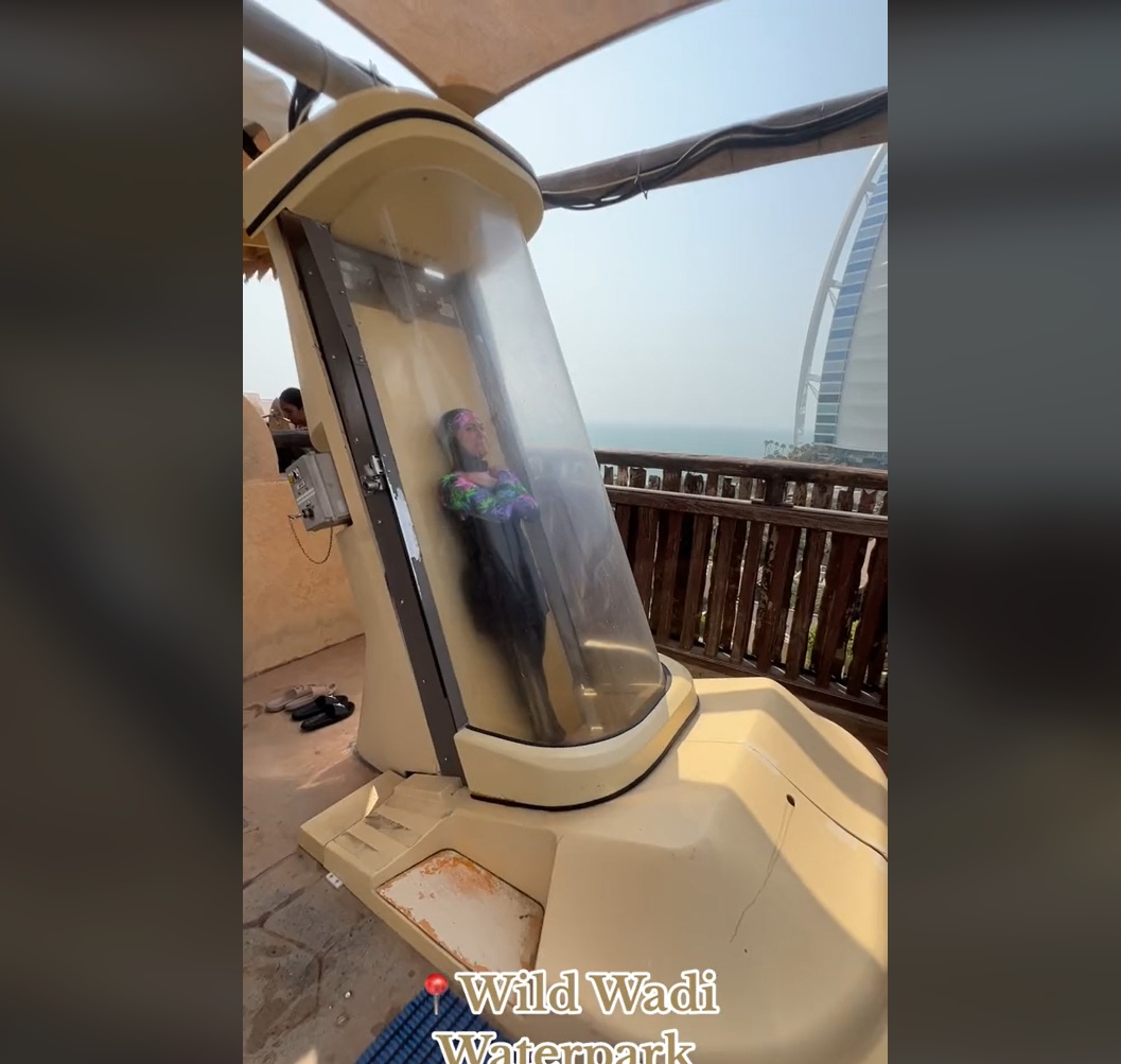 Capsule Slide At Wild Wadi Waterpark