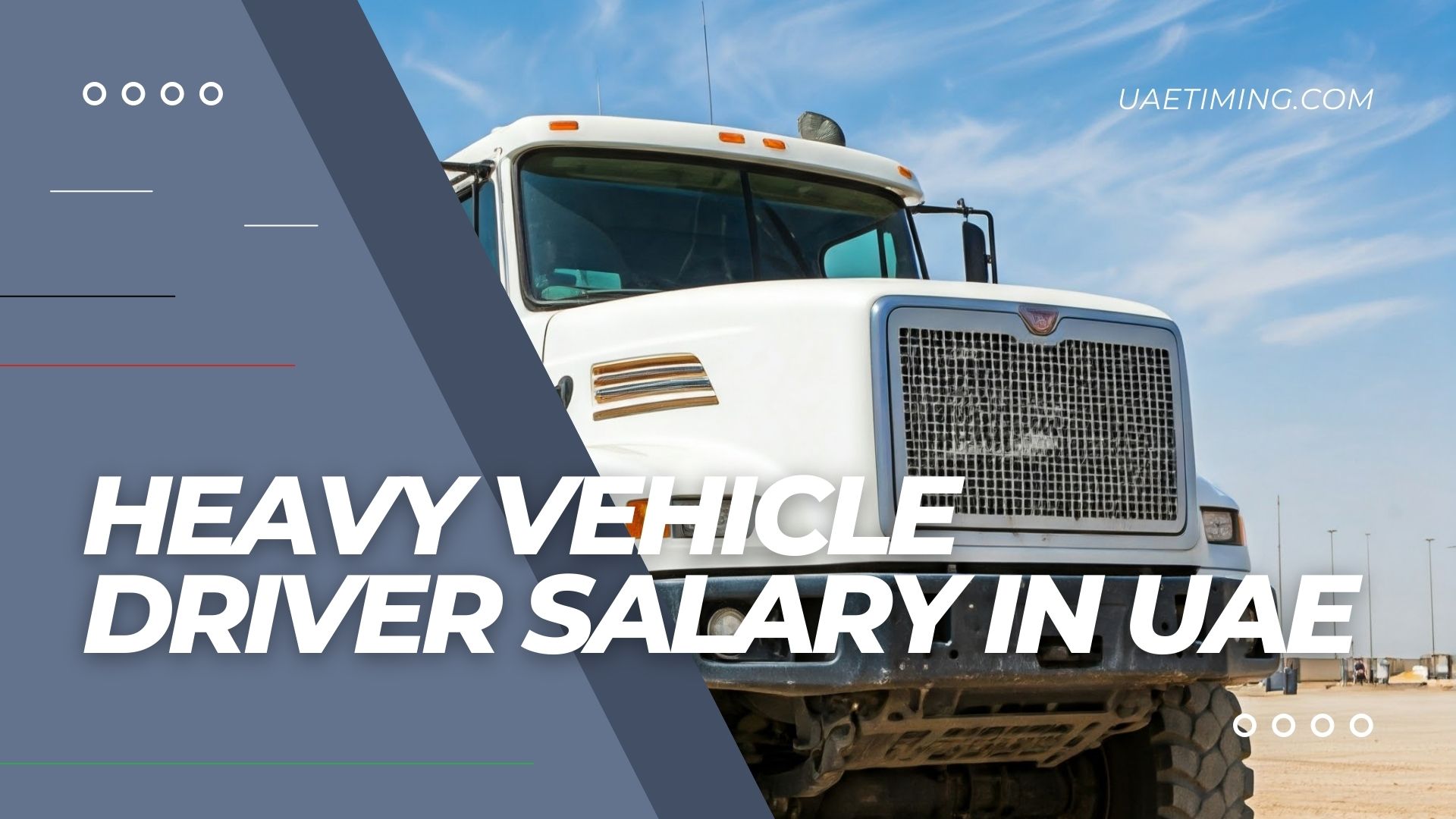 Cover Heavy Vehicle Driver Salary In Uae