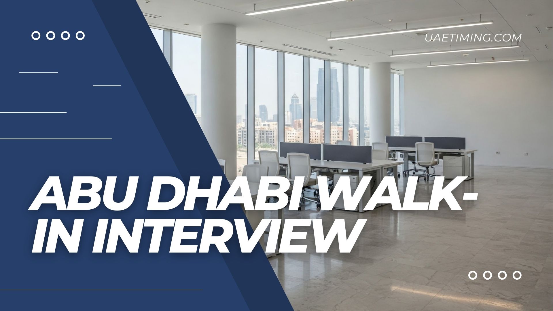 Cover Abu Dhabi Walk In Interview