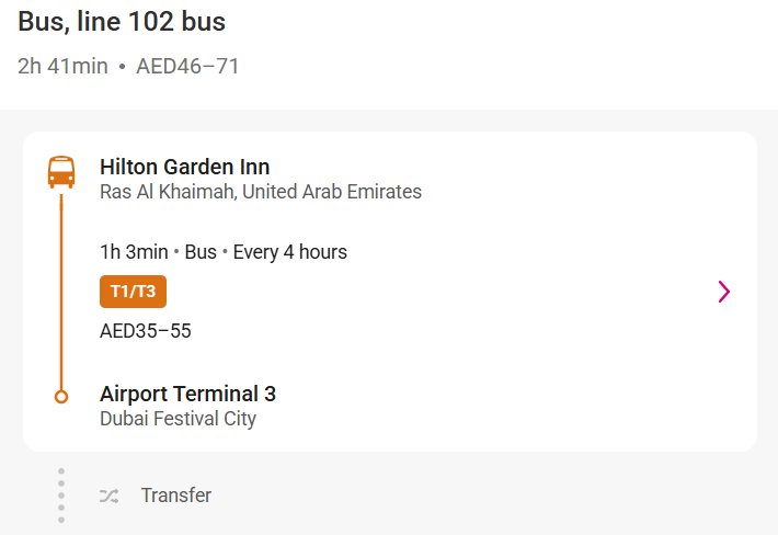 Fastest And Cheapest Route Available For Ras Al Khaimah To Dubai 1