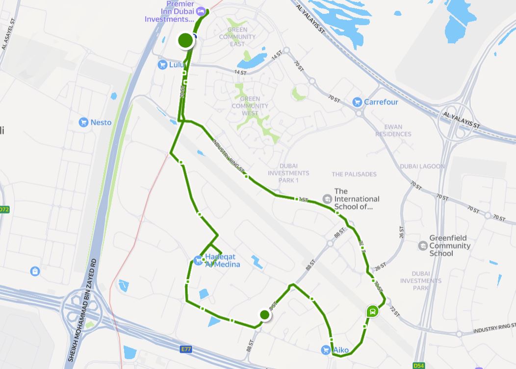 Rta F51 Bus Route Map