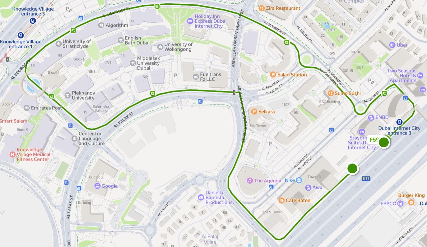 Rta F59 Bus Route Map