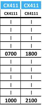 Abu Dhabi Bus Cx411 Timetable From Ajman Bus Station