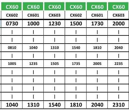 Abu Dhabi Bus Cx60 Timetable From Mbz Bus Station