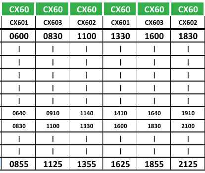 Abu Dhabi Bus Cx60 Timetable From Meizara'a Bus Station