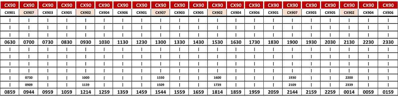 Abu Dhabi Bus Cx90 Timetable From Al Ain Bus Station