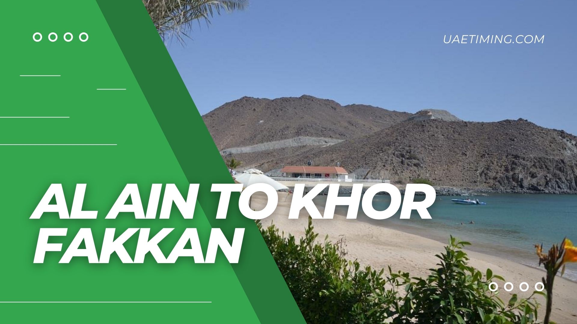 Cover Al Ain To Khor Fakkan