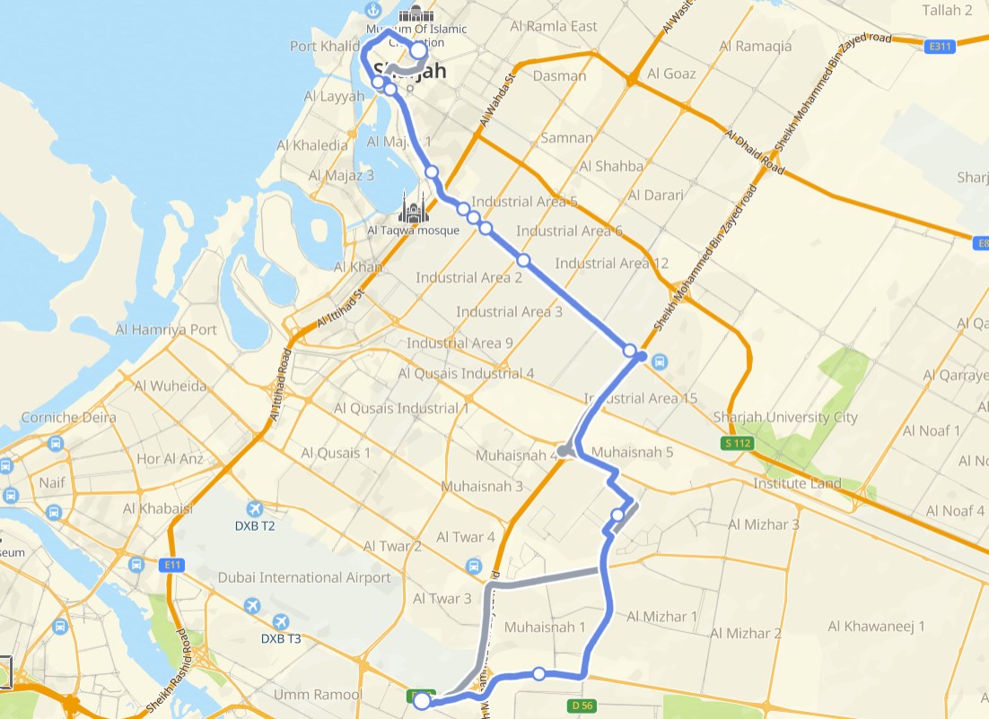 Srta Bus 113 Route Map