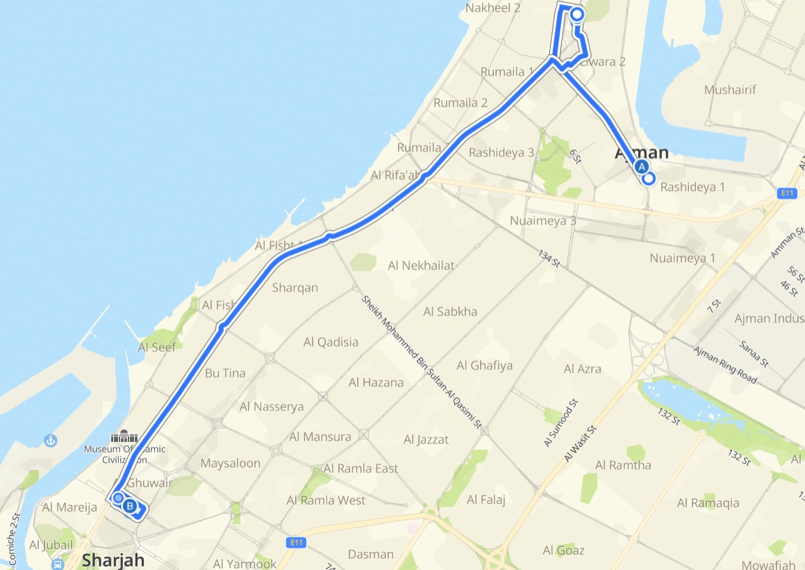 Srta Bus 114 Route Map