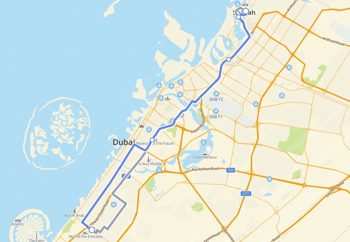 Srta Bus 309 Route Map