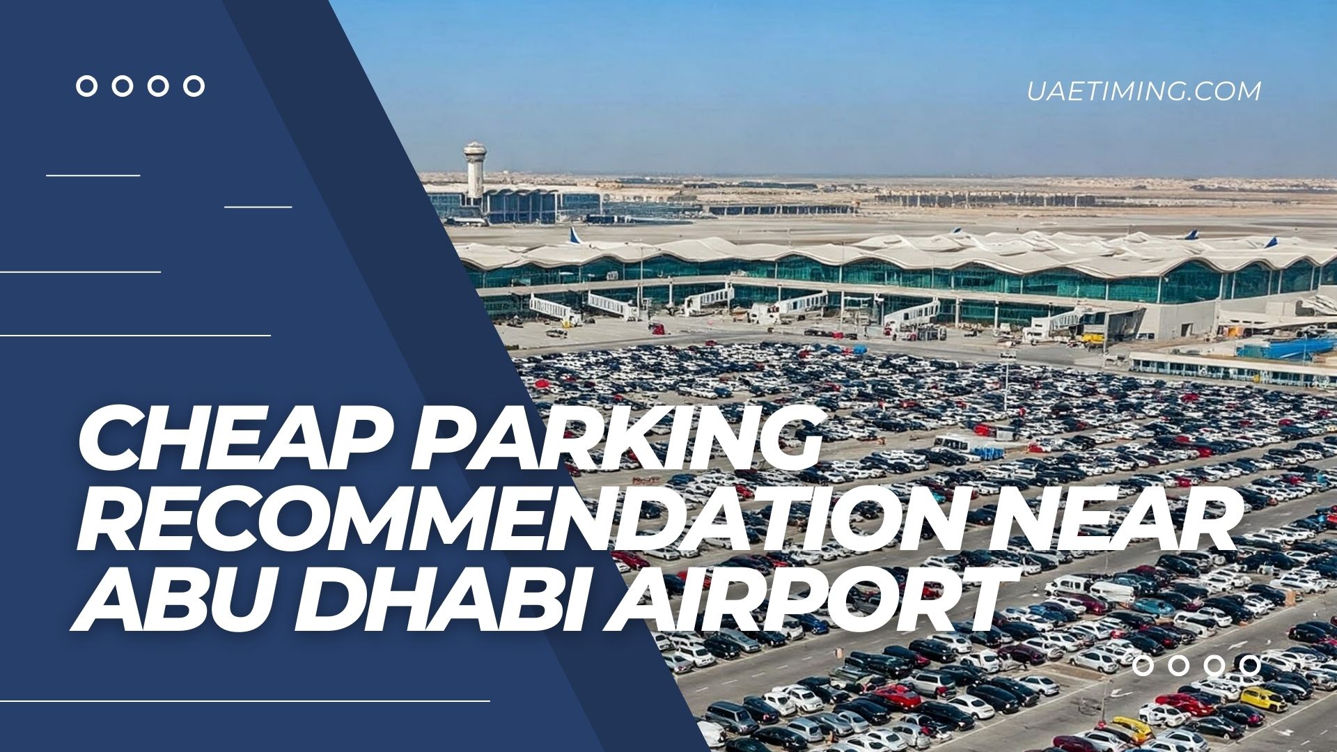 Cover Cheap Parking Recommendation Near Abu Dhabi Airport