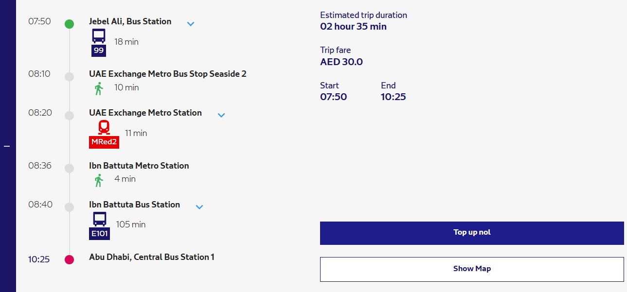 Jebel Ali to Abu Dhabi Bus Timing 2 Fastest And Cheapest Route Available For Jebel Ali To Abu Dhabi