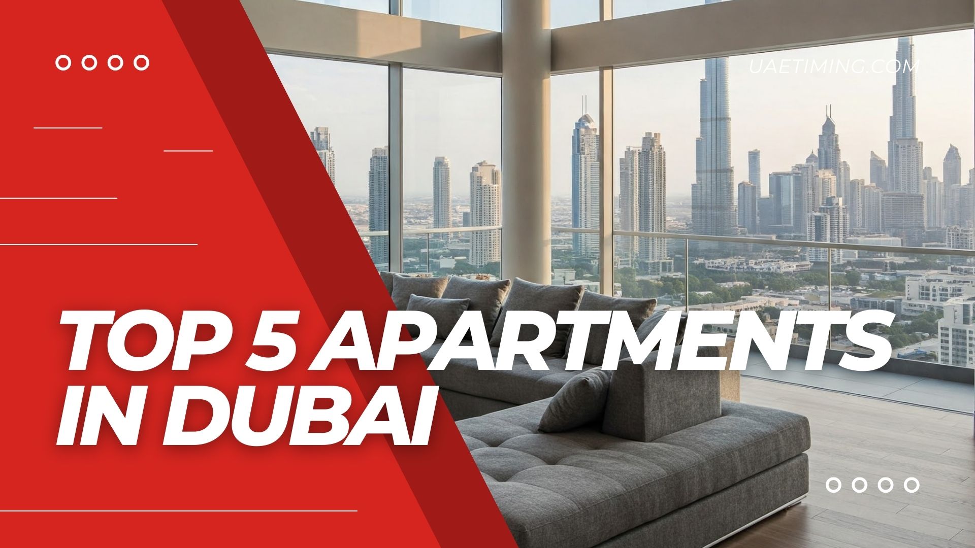 Cover Top 5 Apartments In Dubai