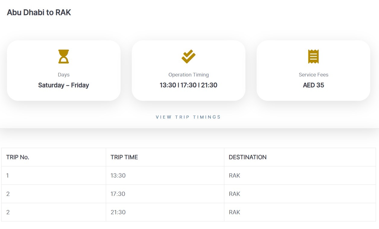 Abu Dhabi to Ras Al Khaimah Bus Timings 2 Fastest And Cheapest Route Available For Abu Dhabi To Ras Al Khaimah