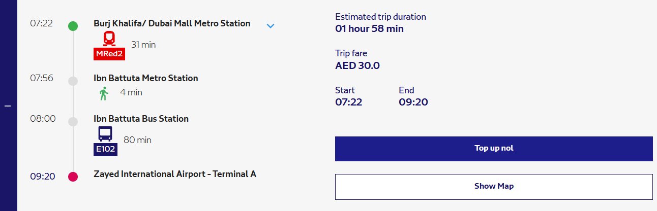 Dubai to Abu Dhabi Airport Bus Timings 4 Fastest And Cheapest Route Available For Dubai (dubai Mall) To Abu Dhabi Airport