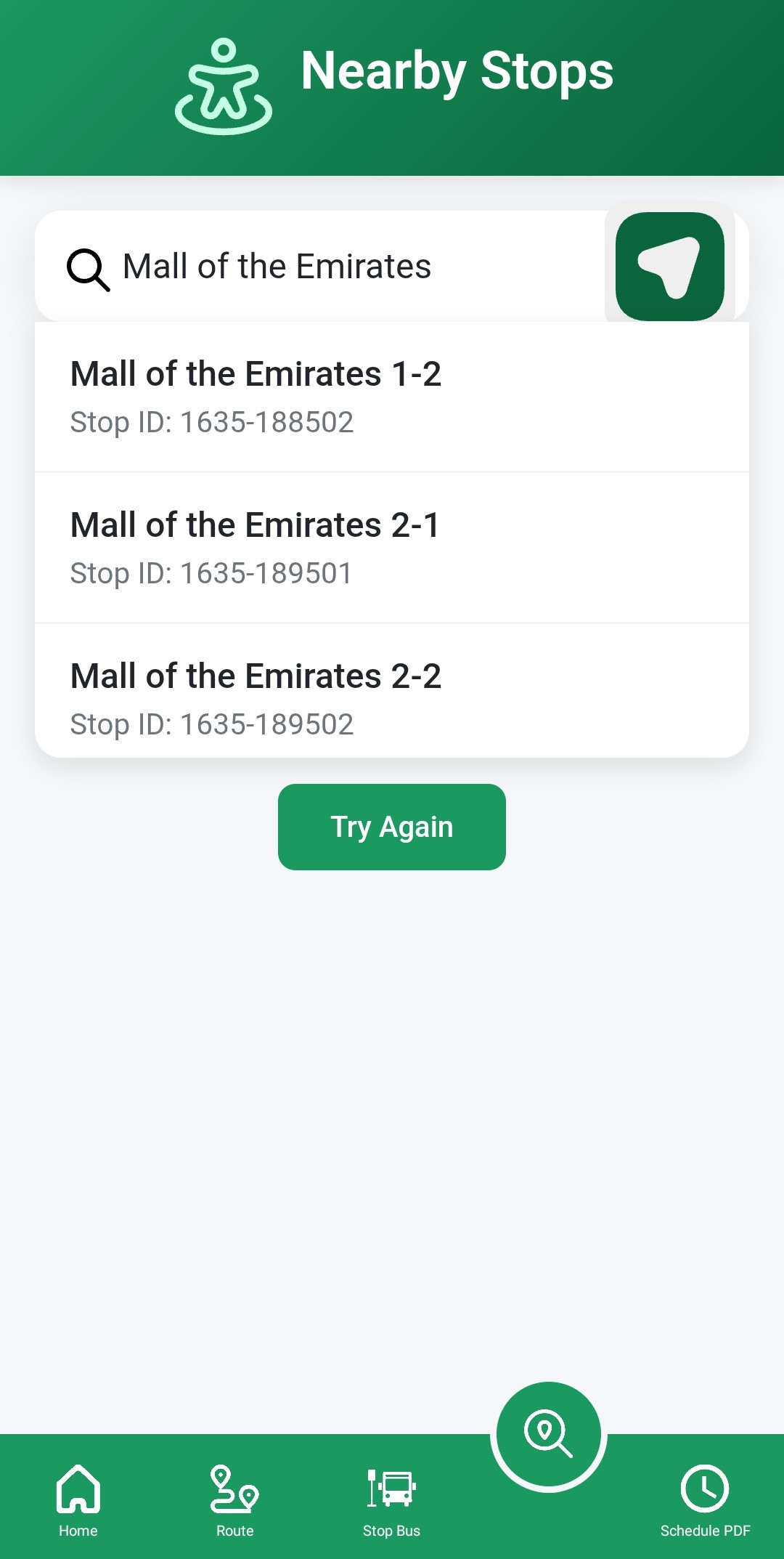 Never Miss a Bus Again: UAE Bus Timing App Now Available on Play Store 9 5. Nearby Stops Page Search And Select Your Nearby Stops